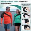 Vibrating Heated Shoulder Pad: 3 Vibration Modes & Heat Levels for Physiotherapy Massage