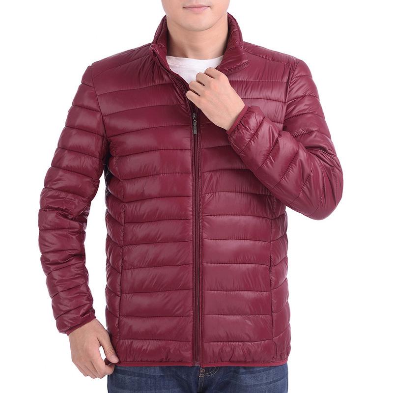 Men's Light Cotton-Padded Jacket for Middle-aged and Elderly - Fall/Winter Style