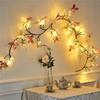 36Led Willow Vineyard String Light 1.6M 8 Moduri USB Fluture Festival Room Decorare Lumini de Perete Interior și Exterior