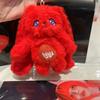 Idol YUQI SOLO Red Rabbit Keychain Soft Plush Toys Bag Charm Doll Figure Pendant Backpack Accessories Gift