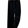 Women's High-Waist Golden Velvet Wide Leg Pants - Spring/Summer 2026 Collection