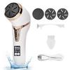Electric Callus Remover with Dandruff Vacuum Cleaner Rechargeable Waterproof Callus Remover Pedicure Tool Set