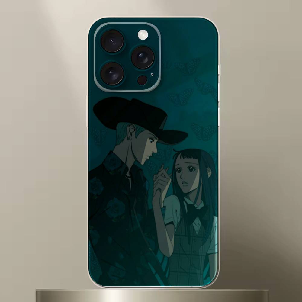 P-Paradise Kiss Manga Phone Case For iPhone 16,15,14,13,12,11 Plus,Pro,Max,XR,XS,X,7,8 SE,Mini Transparent Silicone Soft
