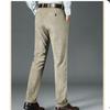 Corduroy Middle-aged Pants Men's Autumn and Winter Plus Velvet Men's Pants Straight Casual Pants Men's Winter Dad Trousers Middle-aged Tooling