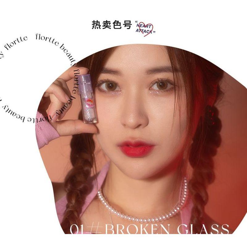 FLORTTE - SHINY LIQUID EYESHADOW - 4 Colors (5-8)