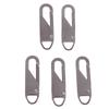 5 Pack Universal Zipper Puller Removable Metal Zipper Slider Repair Kit