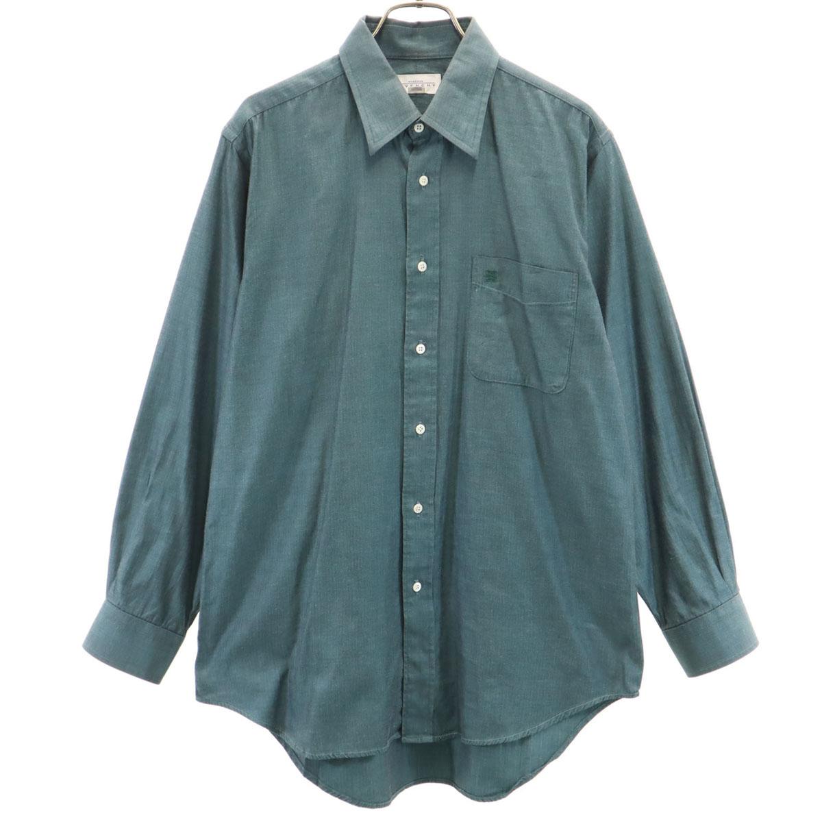 

Givenchy 90-е годы Сделано в Японии Старая рубашка с длинным рукавом в елочку Мужская Подержанная