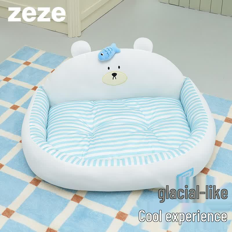 ZEZE Arctic Bear Cooling Pet Bed