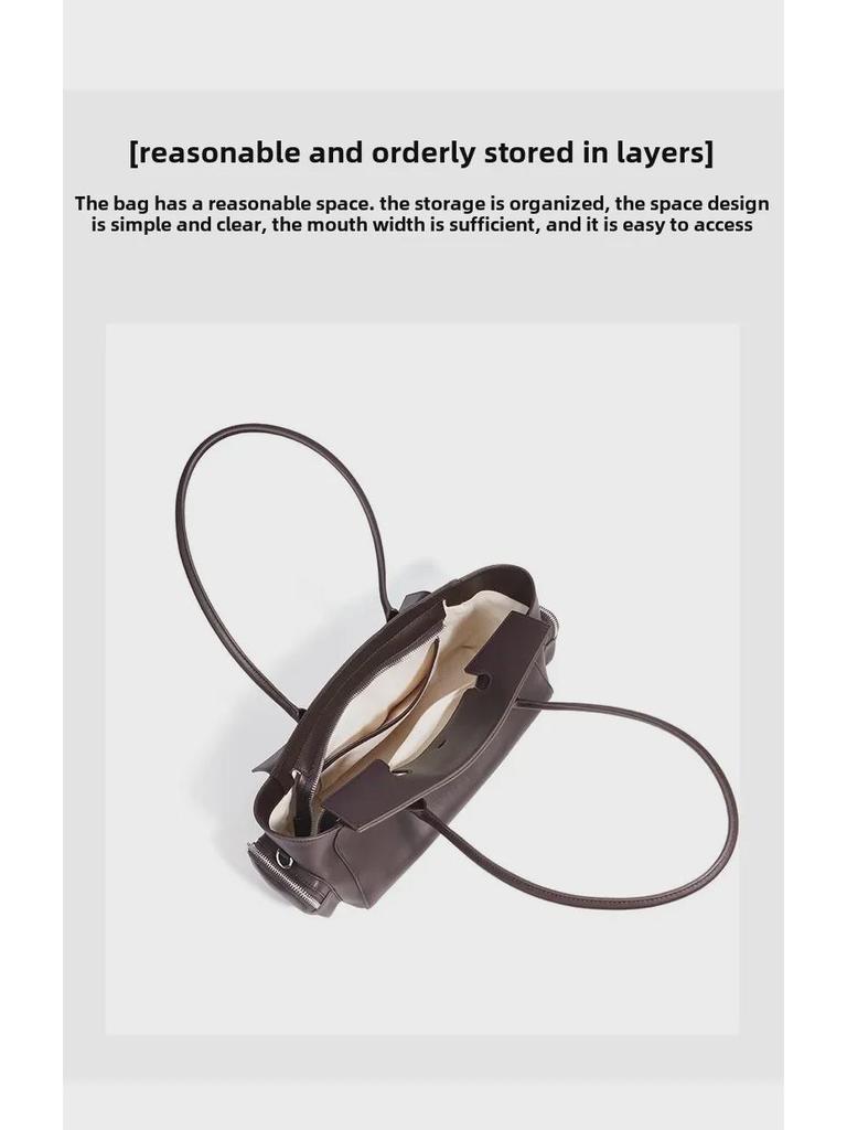 2025 Women's Retro Large-Capacity Multi-Pocket Motorcycle Handbag - Versatile Underarm and Shoulder Messenger Bag