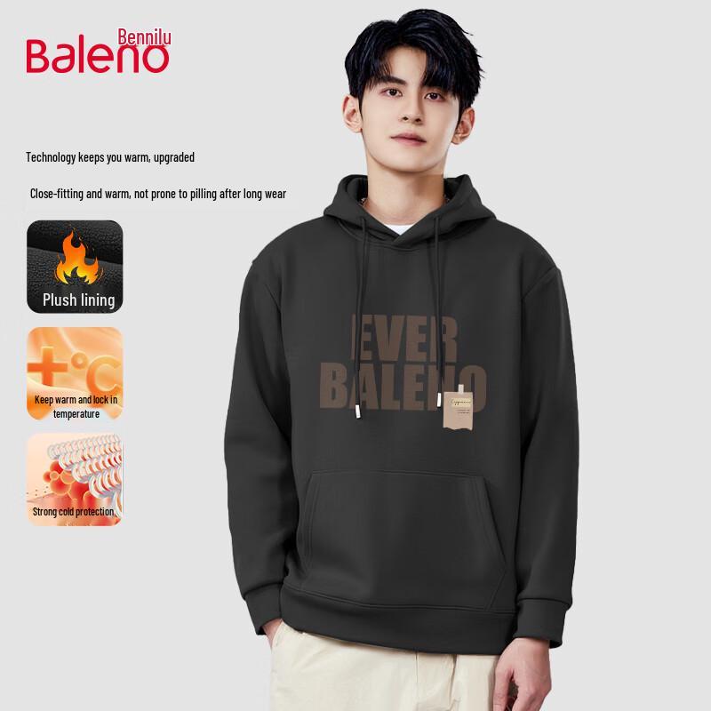 

Baleno Men s American Retro Heavyweight Hooded Sweatshirt L