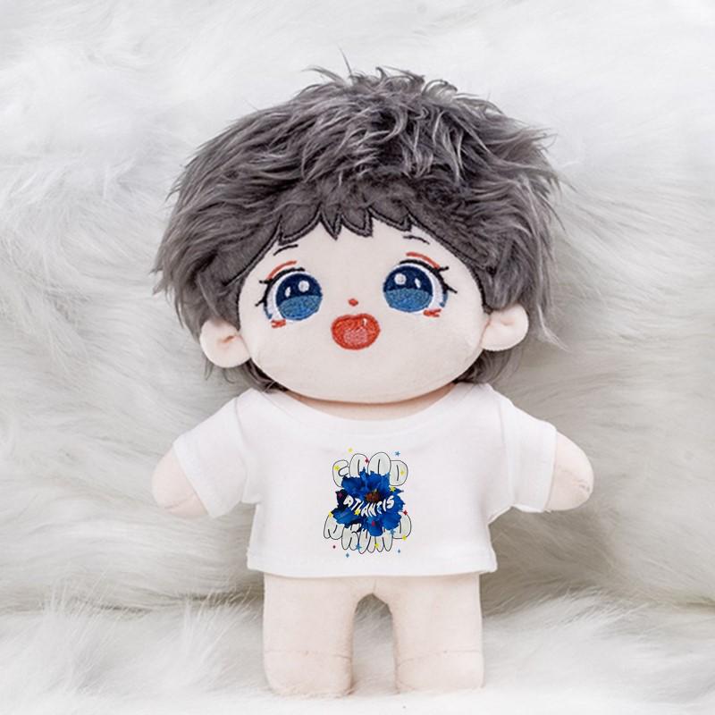 Starfish Doll Clothes for 10/15/20cm Labubu: Su Xinhao Style T-shirt Hoodie