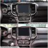 Center Console Navigation Panel Trim Decor Cover for Dodge Ram 1500 2018+ Carbon