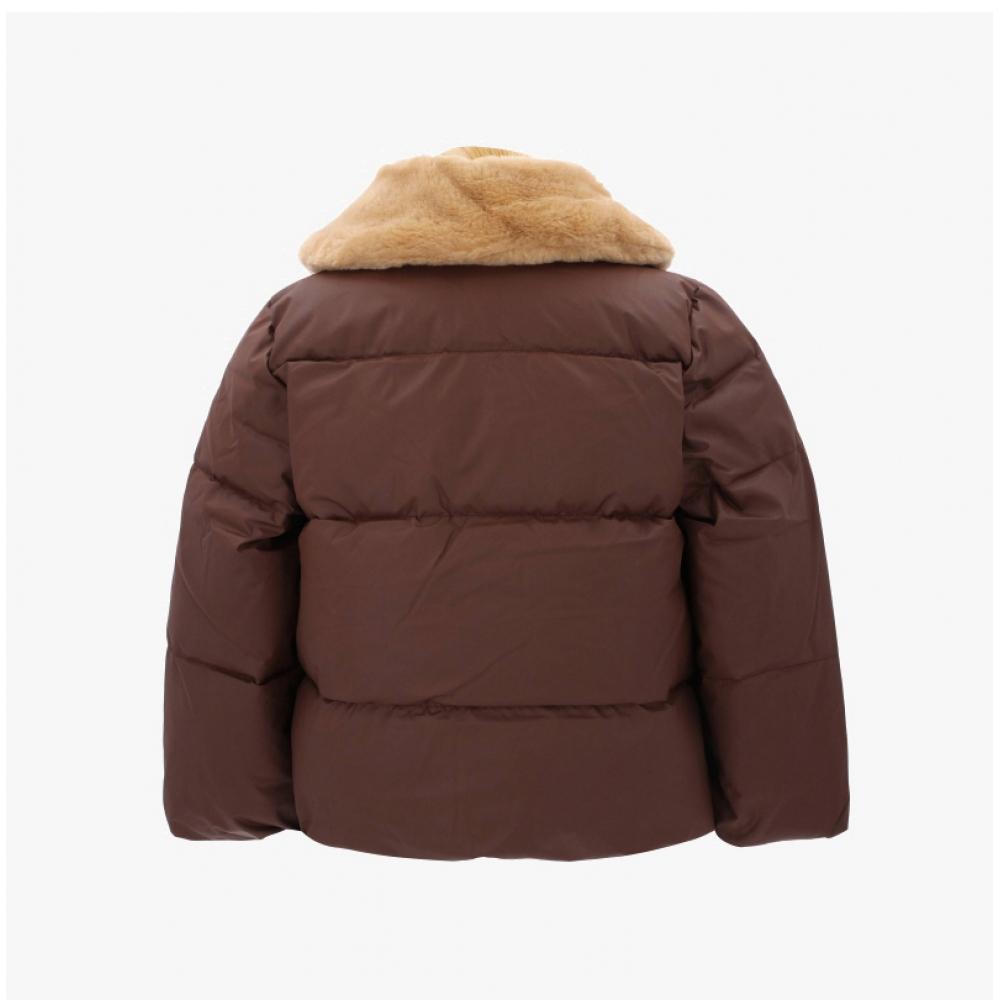Mini Rodini 2471013316 Puffer bunda so psom Puffer bunda pre deti so psom
