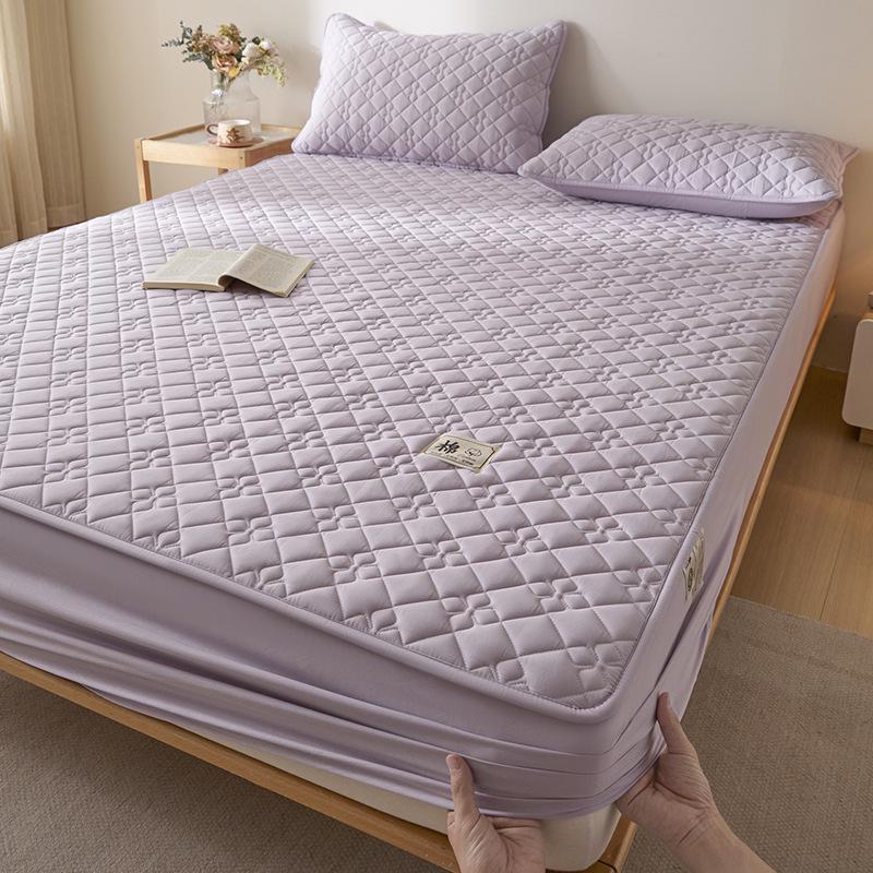 All-Cotton Quilted Waterproof Mattress Protector for All Seasons
