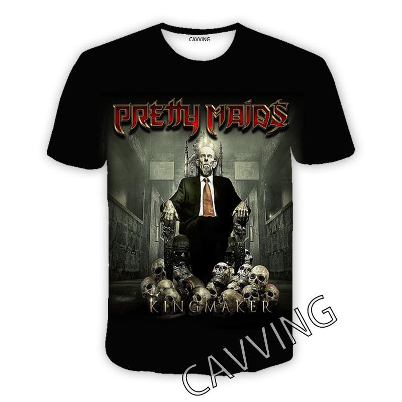 New Fashion Women/Men's 3D Print  PRETTY MAIDS  Rock  Casual T-shirts  Hip Hop Tshirts Harajuku Styles Tops Clothing