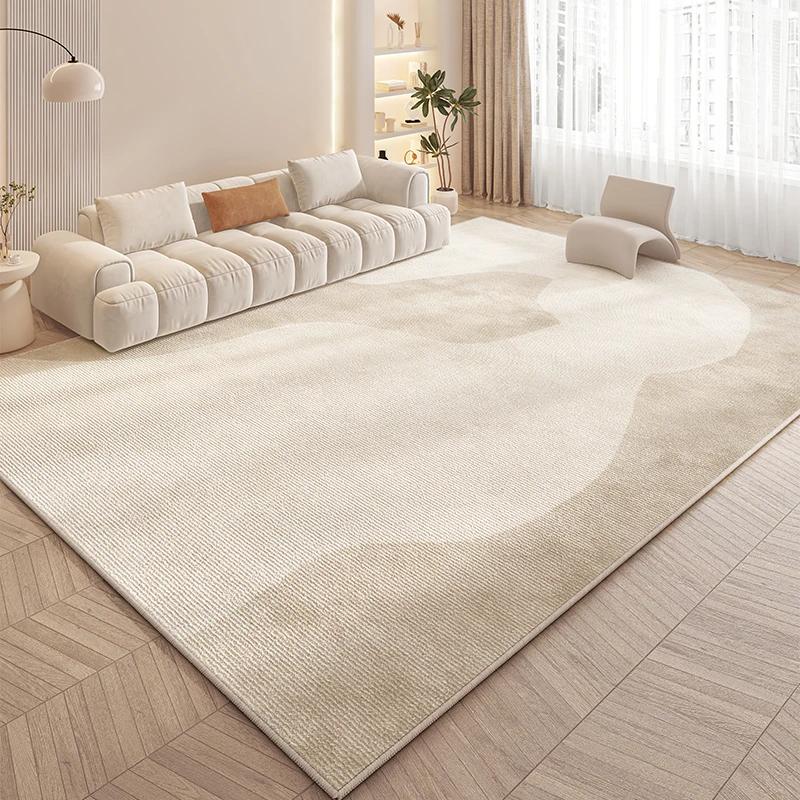 Cream Style Living Room Carpet - Water And Stain Resistant - Large Area Rug - Sofa Coffee Table Blanket - Home Decoration