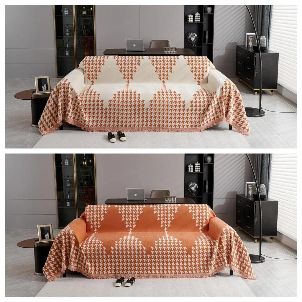 1pcs Chenille Sofa Covers Four Season Universal Anti Cat Scratching Couch Mat  Fashion Dustproof ArmChair Protector Towel