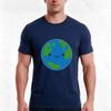 Planet Earth Tshirt Summer Casual Cotton Tee Oversized Streetwear Tops Vintage Graphic Print Loose Fit Short Sleeve