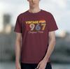 Vintage 1967, All Original Parts 2026 Fashion Heavyweight Hot Selling Retro Printed Pattern Fun Round Neck T-shirt for Daily