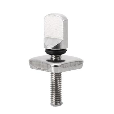 2PCS / 3PCS Tool-free Stainless Steel Longboard Fin Screws and Plate No Tool Surfboard Screws