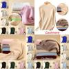 Luxuriously Soft Women Slim Elastic Knitted Half-turtleneck Cashmere Jumper Sweater