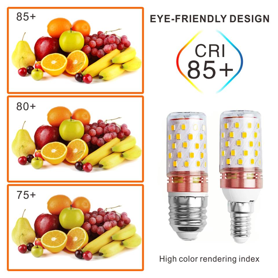 10 Stück E14 E27 LED Maiskolbenbirne 3W 6W 9W 12W 15W Glühbirne AC220V Lampada Led Lamp Strahler Kronleuchter Kerzen-LED-Licht Bombilla