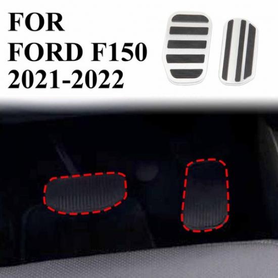 Foot Rest Accelerator Brake Pedal Pad Anti-Slip kit Fit for  Ford F150 +