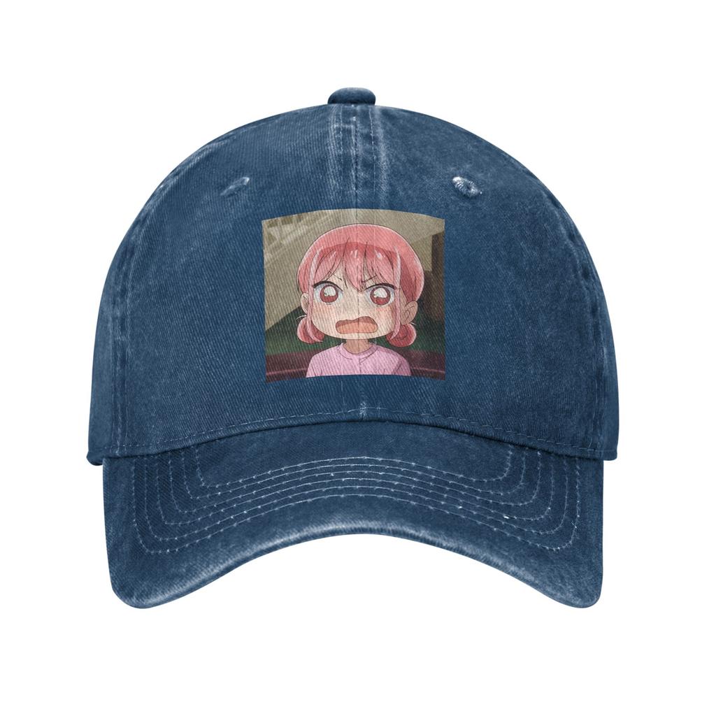 Blue Box Hina Chono Anime Denim Fabric Cap Casual Baseball Caps Adjustable Hat Summer Unisex Baseball Hats