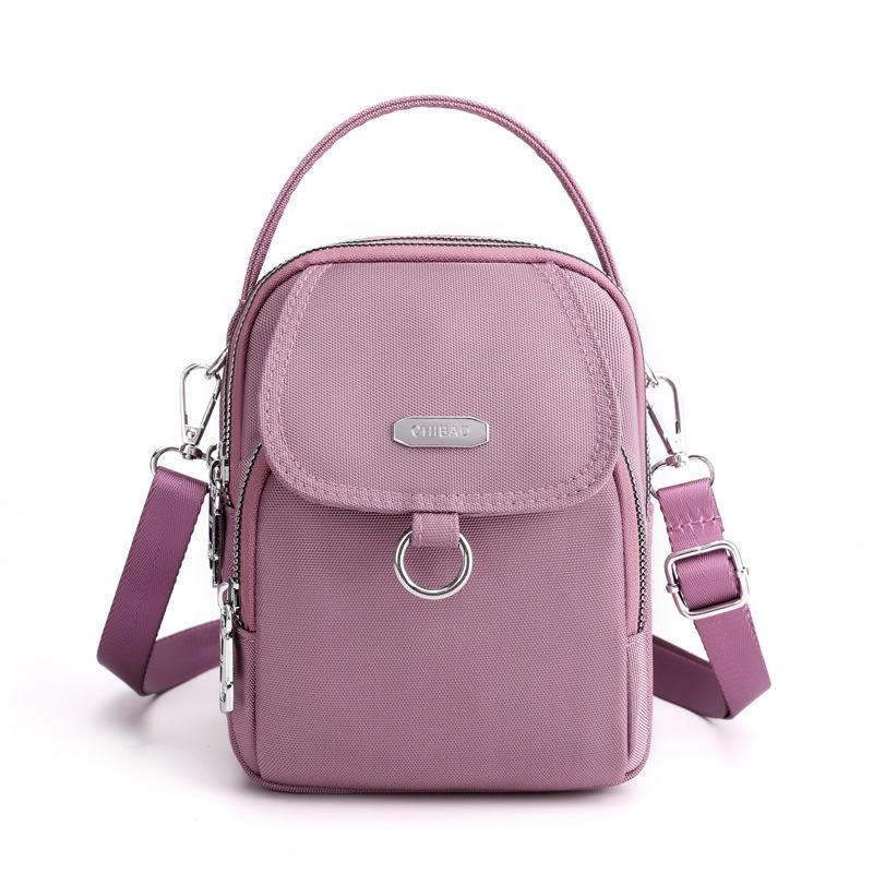Female Oxford Cloth Multi Pocket Crossbody Bag