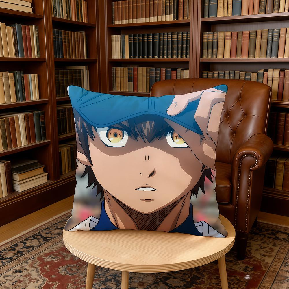 A-Ace of Diamond Anime Cushion Cover Home Office Birthday Anniversary Gifts Soft Skin Friendly Cushion Cover