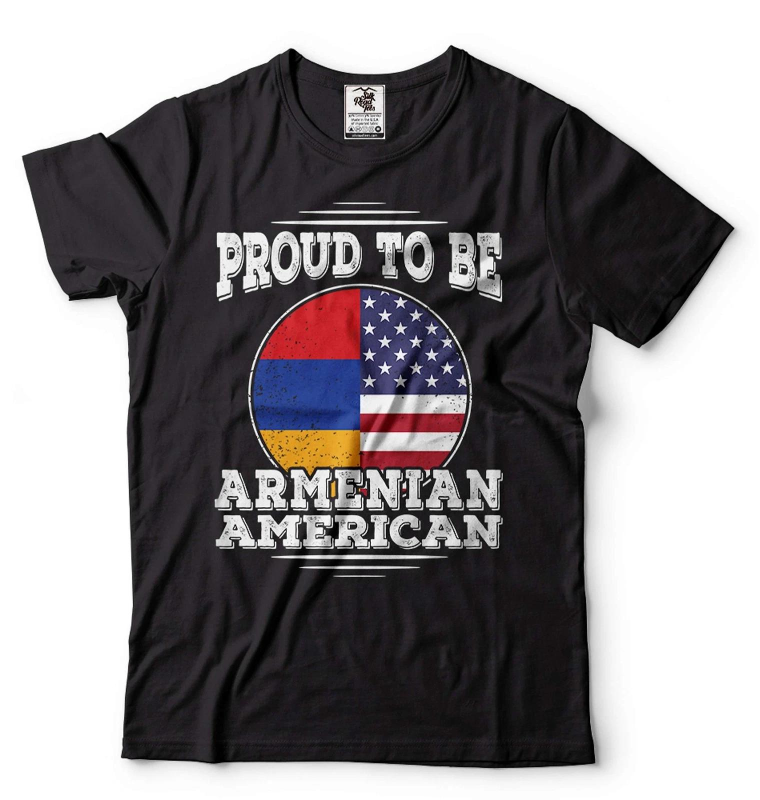 Proud To Be Armenian American Shirt Armenian Patriotic Shirt USA Armenia Tshirt 2XL