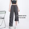 Women's American Style High-Waist Loose Cargo Pants