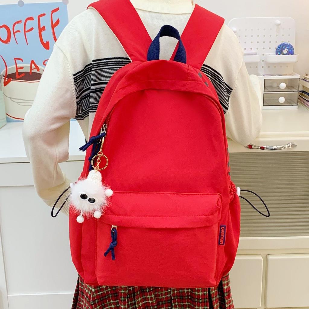 Schoolbag College Student School Bag Male and Female Junior High School High School Elementary School Student Backpack 1011 New Leisure Travel