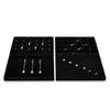 Papten Jewelry No for for Home Commercial P23601 Tray, Velvet, Large, Dividers, Rings, Watches, Necklaces, Display, Storage, Simple, High-End,