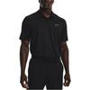 Under Armour Solid Color Breathable Golf Short Sleeve Polo Men Tops Black 1377374-001
