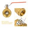 Brass Ball Valve Female Thread Ball Valve 1pc DN40 1-1/2" Brass Pipe Ball Valve 1.6MPa for Water Oil Gas