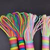 7 Strands Rainbow Paracord 2/3/4mm Parachute Rope Perfect for DIY Bracelet Making Backpacking Outdoor Survival Activities