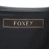 FOXEY made in Japan No sleeve Knee-length dress 40 Navy Women Used
