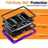 Rotatable Handle Grip Case for IPad Pro 11 2025 M5 2024 M4 A3357 A3358 A3359 A2836 A2837 A3006 Kids Stand Cover Shoulder Strap