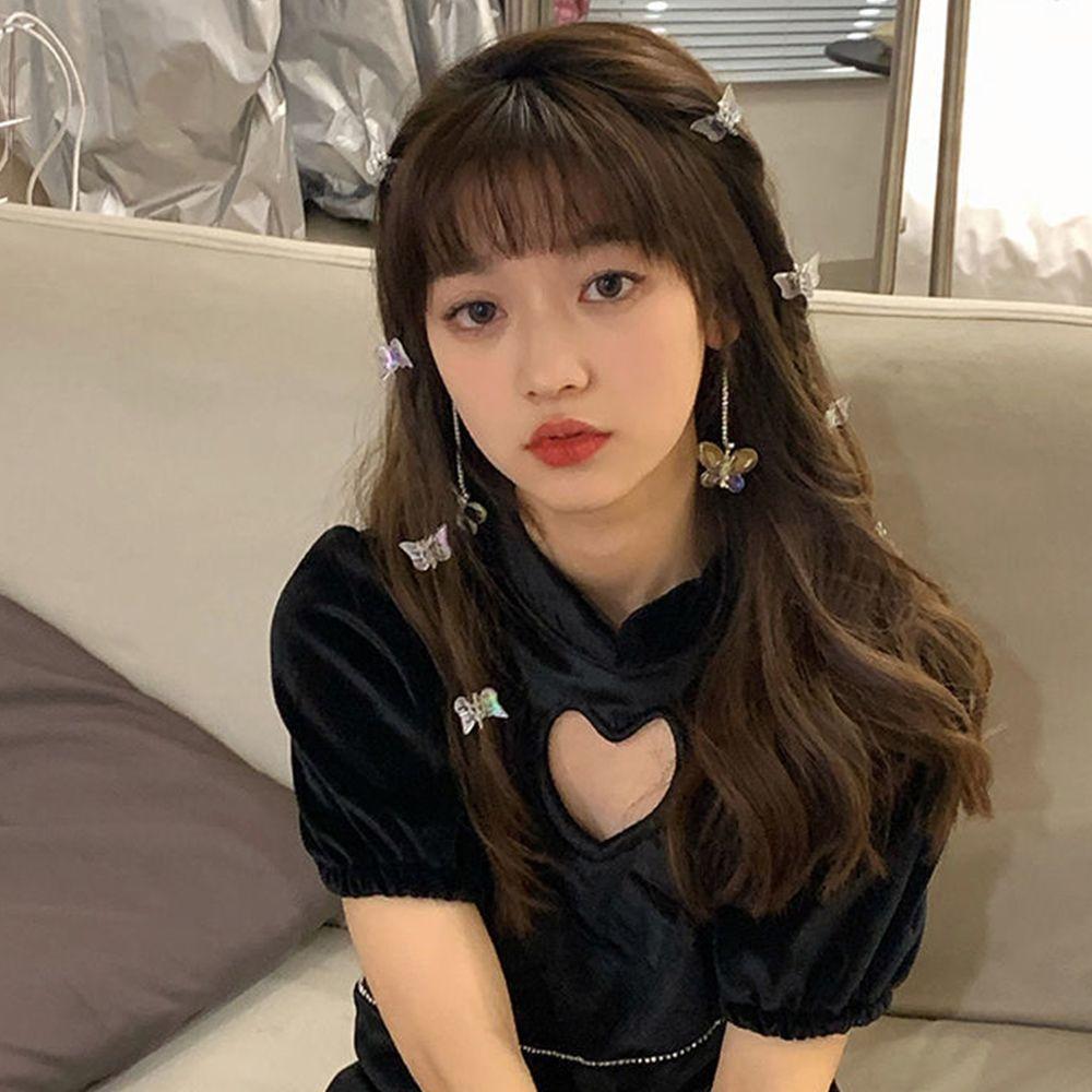 Schmetterling Kleine Seitenklemme Koreanischer Stil Haarspange Frauen Haarschmuck Transparent Haarspange