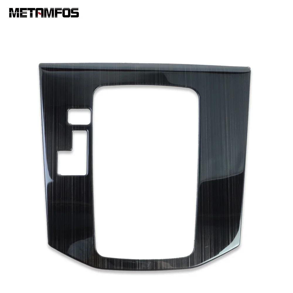Center Console Gear Shift Box Panel Cover Trim For Mazda CX5 CX-5 KF 2017- 2024 Black Steel Interior Accessories Car Styling Gear Shift Box Frame