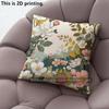Vintage Floral Mountain Landscape Throw Pillow Covers Pattern Cushion Cover Suitable For Sofa Bedroom Car Pillow Cover