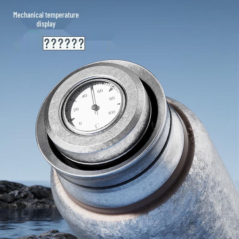 Germ Pure Titanium Temperature Display Thermal Bottle