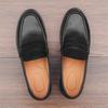 Men's Hand Stitched Leather Slip on Shoes Business Formal Loafers Wedding Party Driving Footwear Leisure Official Casual Flats