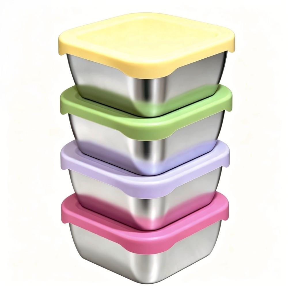 Silicone Lid Food Storage Container Leakproof Meal Prep Container Lunch Box  Healthy Meal Prep