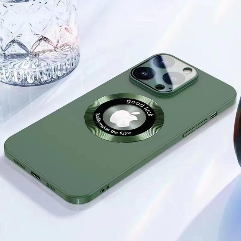 Applicable To IPhone 16 Crystal Shield Leakage Mark Magnetic Suction Mobile Phone Case Matte Apple 15 ProMax Full Inclusive Anti Fall Protection Case