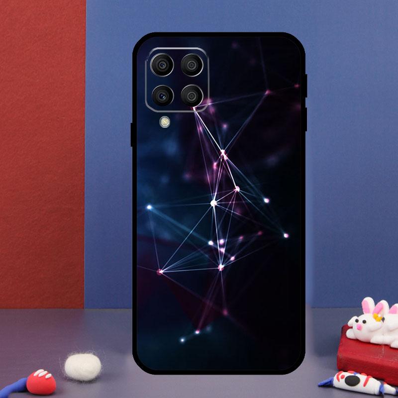 Lines Point Light For Samsung Galaxy M15 M55 M33 M13 M23 M53 M31 M51 M14 M34 M54 M20 M30s M52 M32 Phone Case