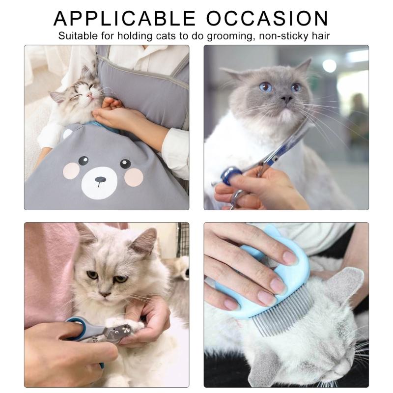 Cats Sleep Bag Holding Apron Smock Pet Carriers Bag Wrap for Kittens Small Pet Holders Home Use