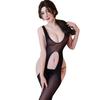 Long Night Sexy Crotchless Fishnet Bodysuit Lingerie Set
