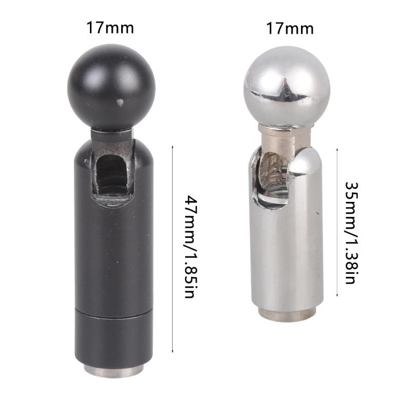 Iron 17mm Ball Head 1/4-20 Female Thread Adapter Featuring 90 Degree Type Design For Tripods Phone Tablet Holders